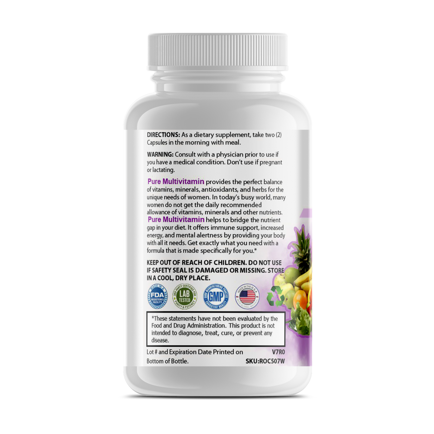 Pure Multi-Vitamins Women – Complete Daily Nutritional Support
