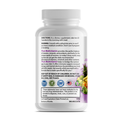 Pure Multi-Vitamins Women – Complete Daily Nutritional Support