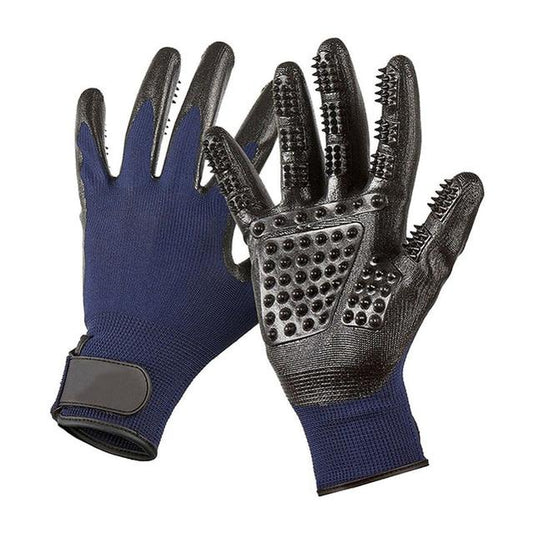 Fast Shipping 1 Pair Pet Grooming Gloves for Gentle Fur Care