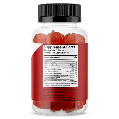 Pure Apple Cider Vinegar Gummies – Tasty Digestive & Appetite Support