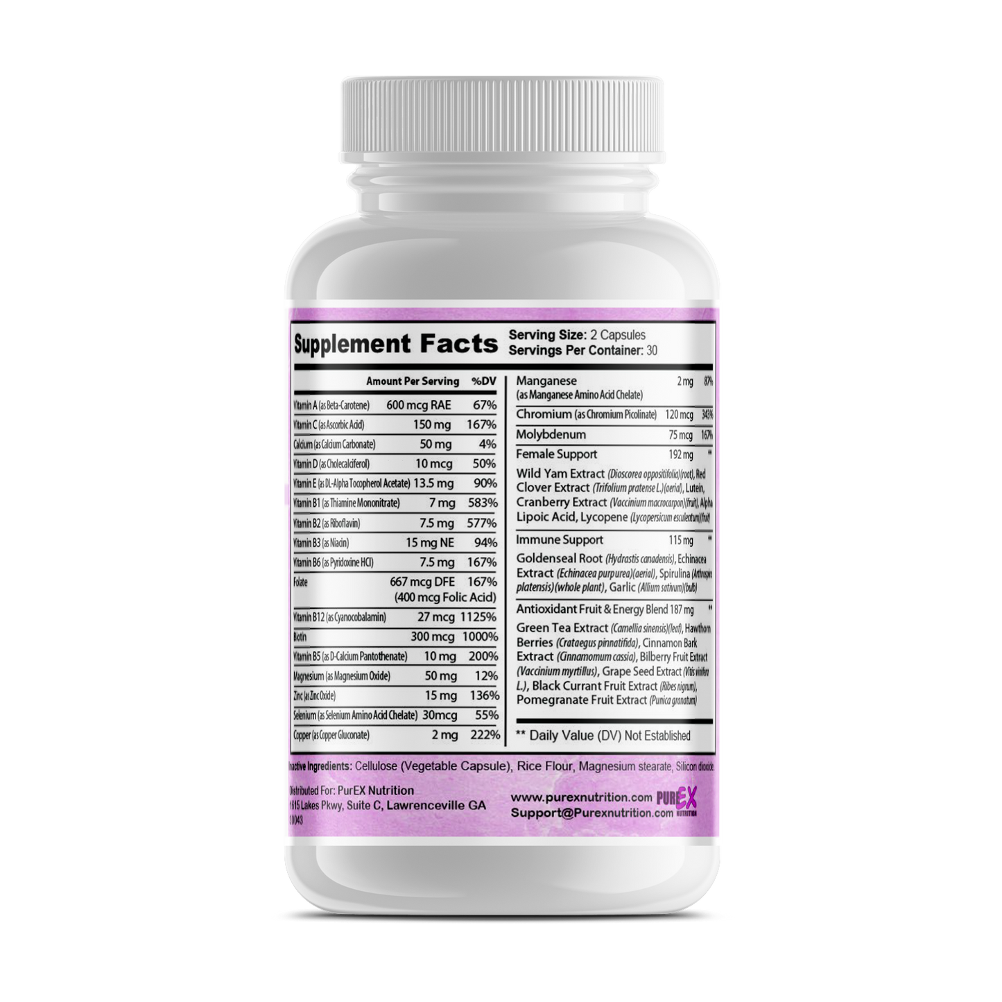 Pure Multi-Vitamins Women – Complete Daily Nutritional Support