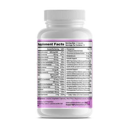 Pure Multi-Vitamins Women – Complete Daily Nutritional Support