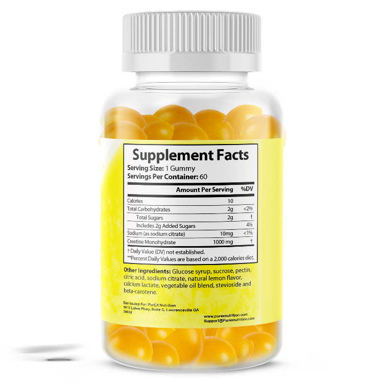 Pure Creatine Gummies – Convenient Muscle & Focus Fuel