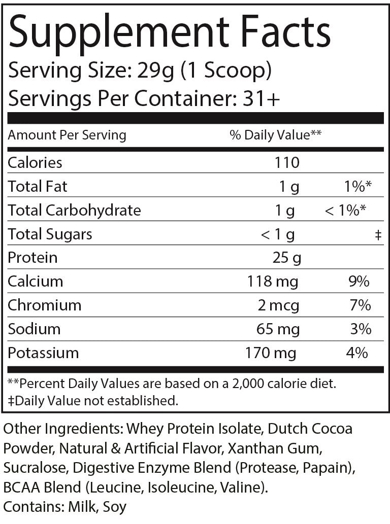Pure Whey Isolate - Chocolate | Ultra-Clean Muscle Fuel