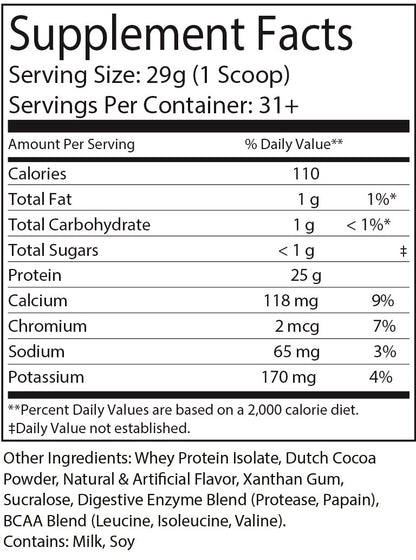 Pure Whey Isolate - Chocolate | Ultra-Clean Muscle Fuel
