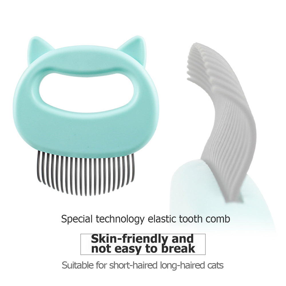 Pet Massage Brush for Gentle Grooming and Loose Hair Removal