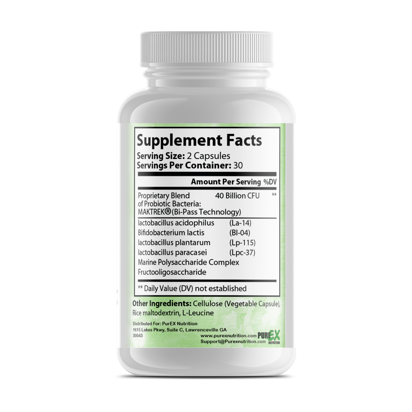 Pure Probiotics 40 Billion CFU with MAKTrek® Technology