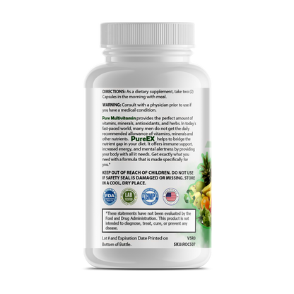 Pure Multi-Vitamins Mens - Complete Health Support