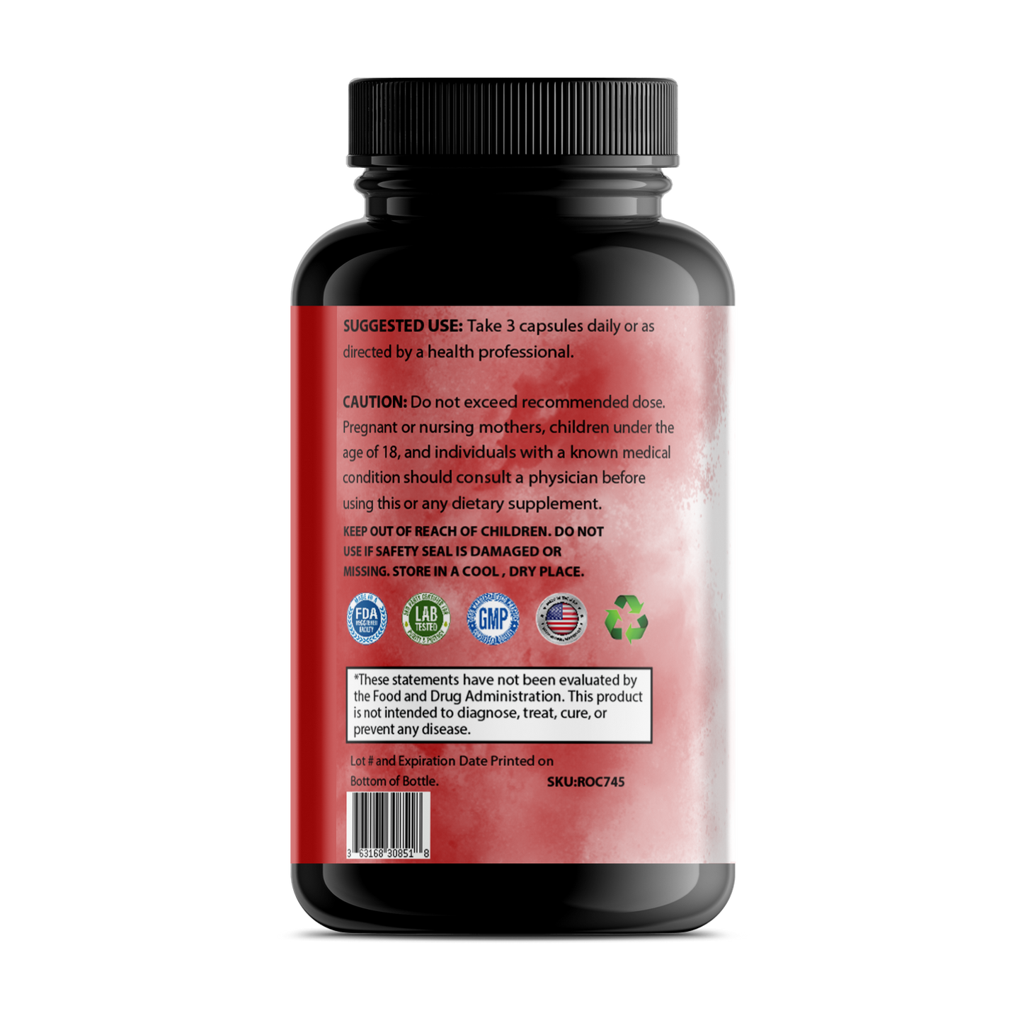 Pure Testosterone Natural Testosterone Booster for Men