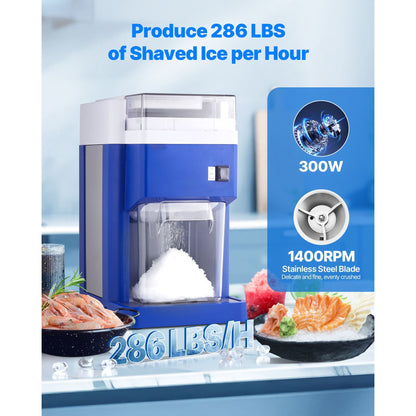 VEVOR Commercial Ice Shaver Machine, 1.8L Large Capacity