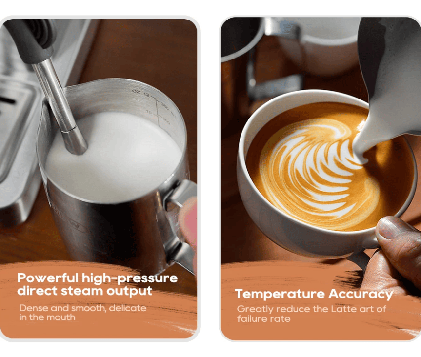 PSH10Plus-WH 20Bar Semi-Automatic Coffee Maker - Hot & Cold Brew
