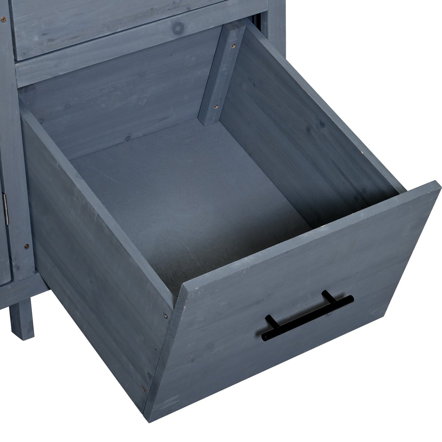 Farmhouse Patio Potting Bench, 44.6''x19.5'' Large Freestanding Garden