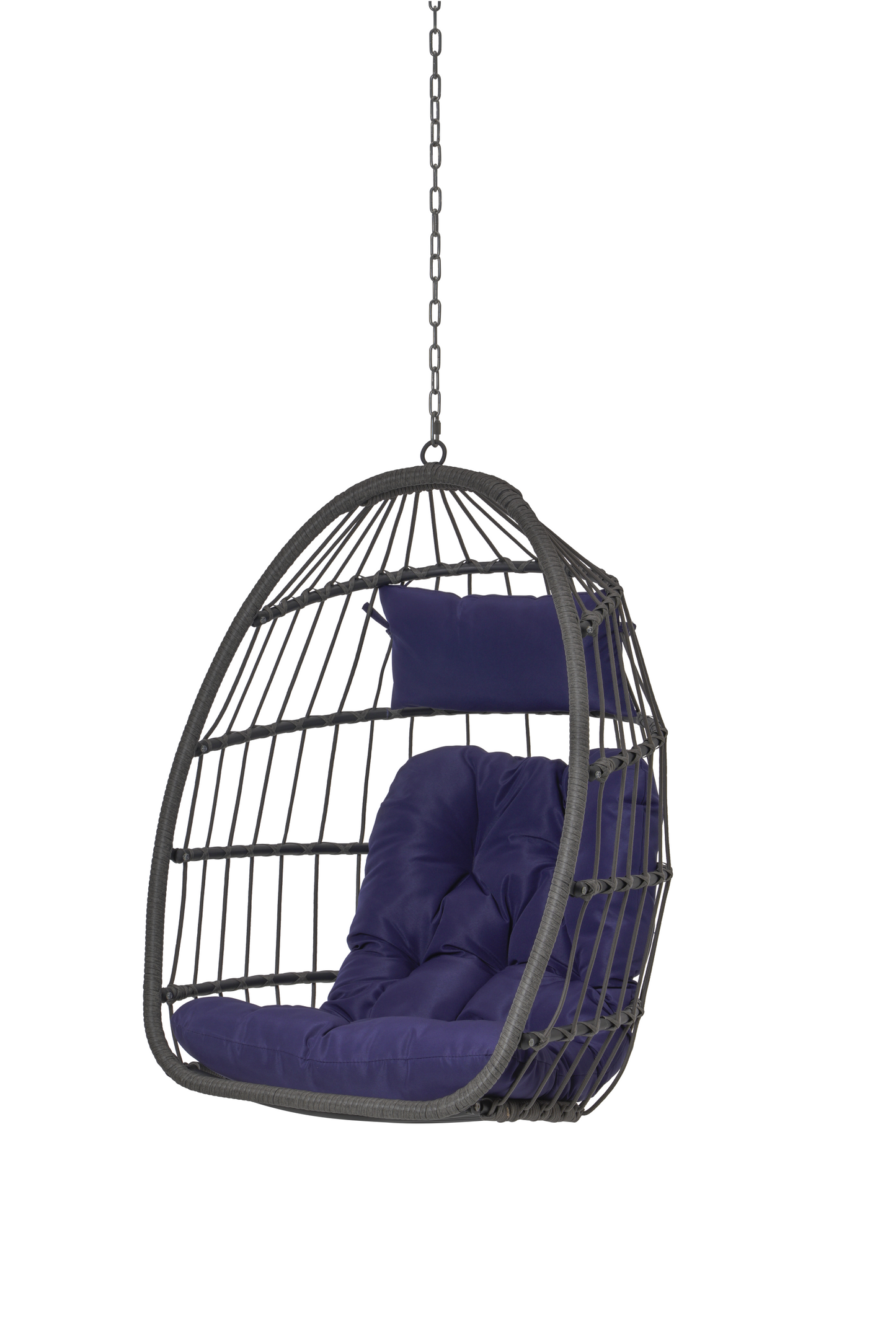 Outdoor Rattan Egg Swing Chair – Cozy Hanging Patio Seat