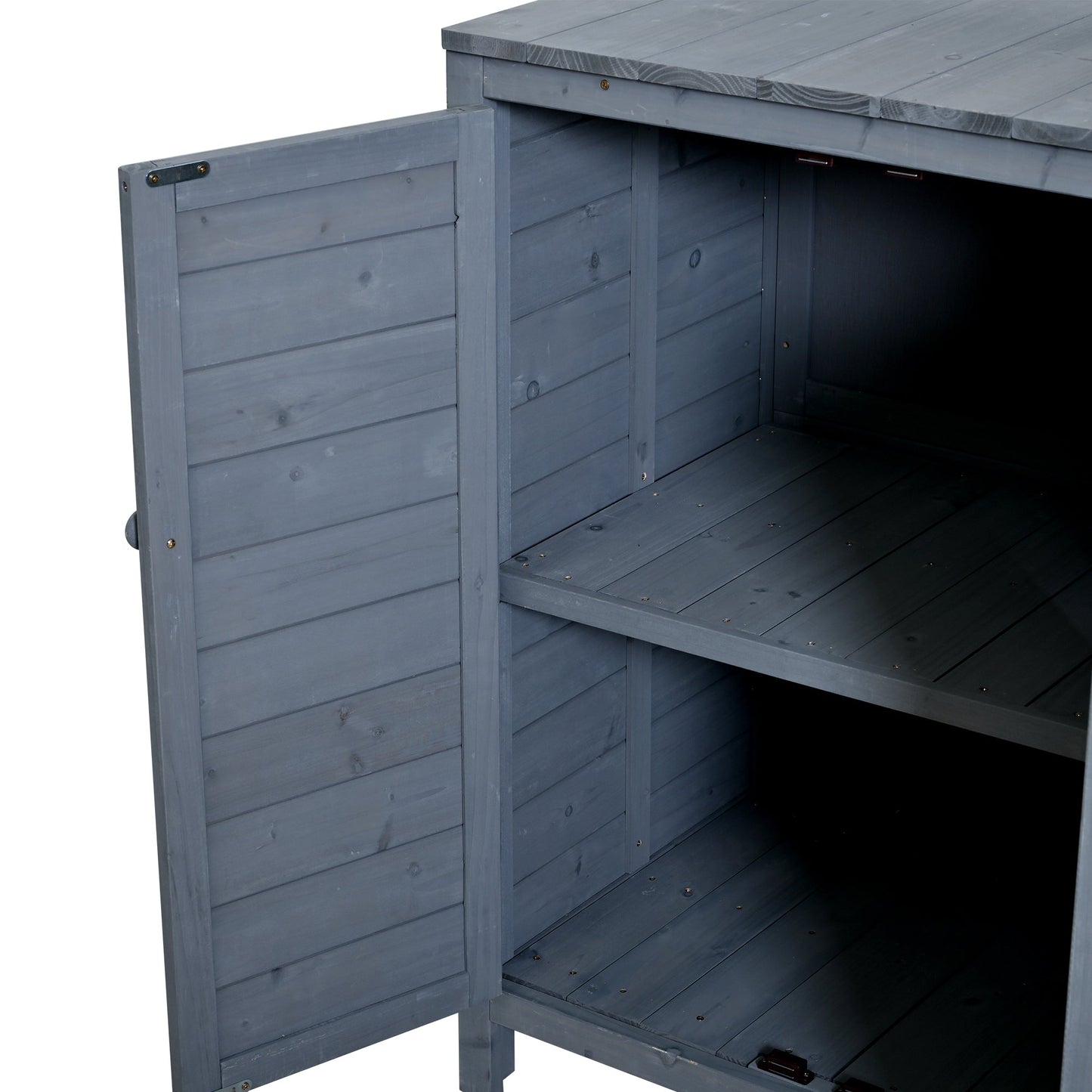 Farmhouse Patio Potting Bench, 44.6''x19.5'' Large Freestanding Garden