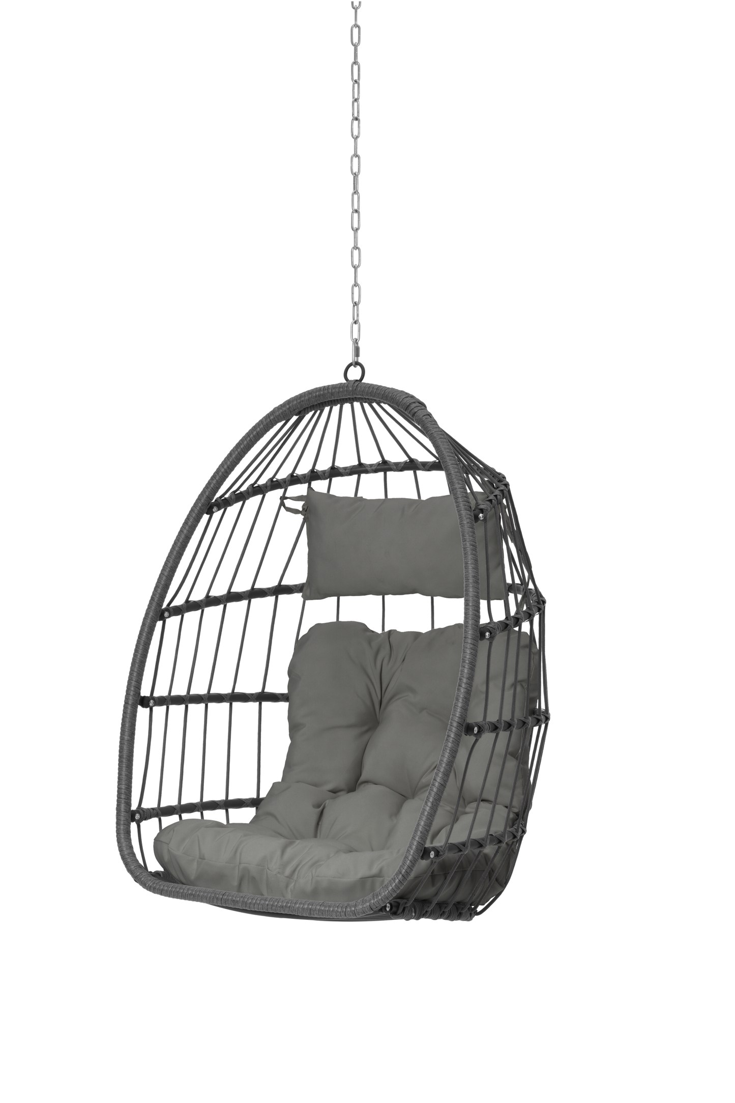 Outdoor Rattan Egg Swing Chair – Cozy Hanging Patio Seat
