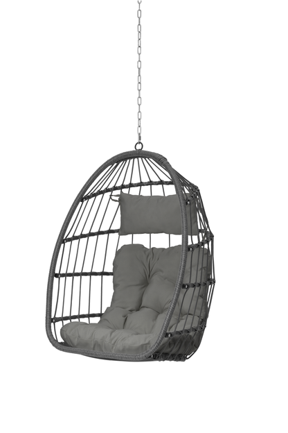 Outdoor Rattan Egg Swing Chair – Cozy Hanging Patio Seat