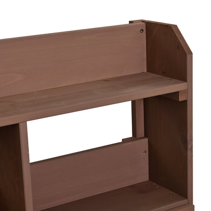 Farmhouse Patio Potting Bench, 44.6''x19.5'' Large Freestanding Garden
