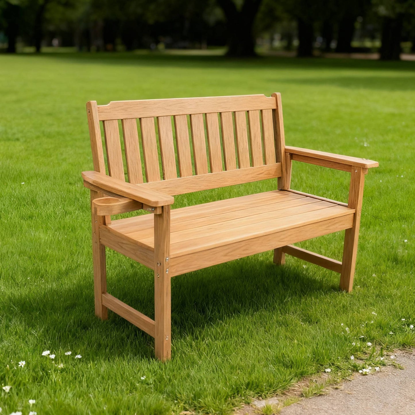 Weather Resistant Garden Bench for Patio, Porch & Park