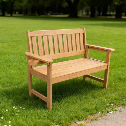 Weather Resistant Garden Bench for Patio, Porch & Park